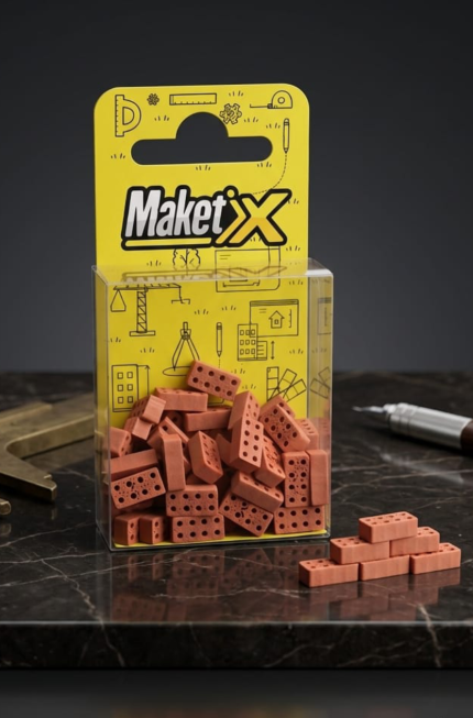MX2047 - Maket Tuğla 1:25 60 Adet