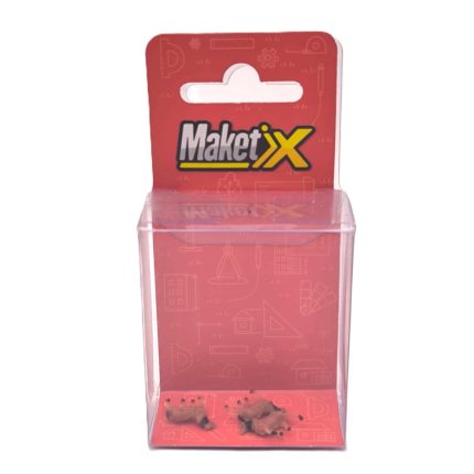 MX1999 - Maket At Figürü 1:200 3 Adet